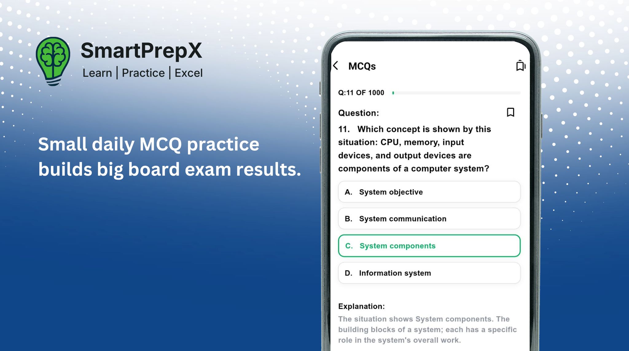 Pakistani students practising online MCQs test preparation for all subjects on the SmartPrepX app